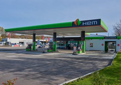 Immobileinprojekt Herecon HEM-Tankstelle in Kolbermoor