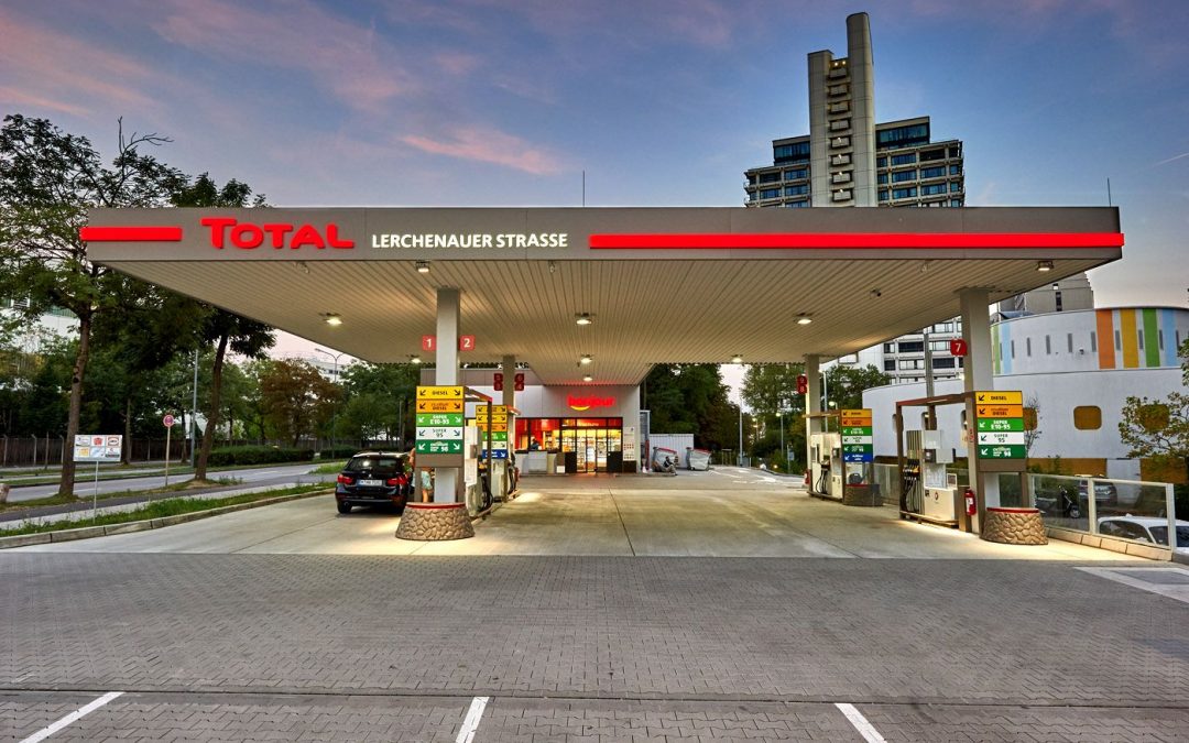 Total-Tankstelle in München